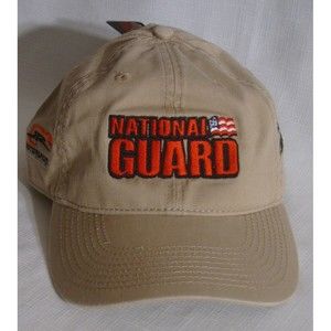 NASCAR L. Cassill Baseball Hat NATIONAL GUARD Mens #5 Racing Cotton